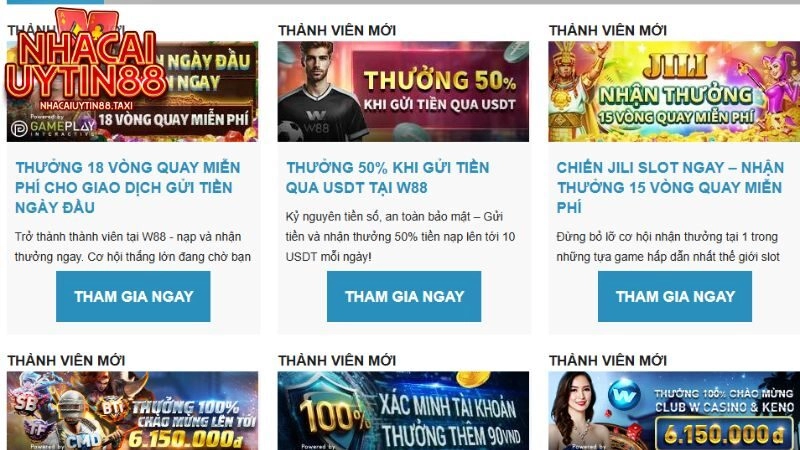 Điểm danh các tính năng nổi bật tại W88