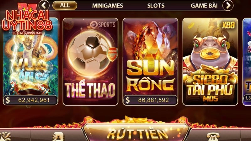 Các sản phẩm cá cược nổi bật của Sunwin