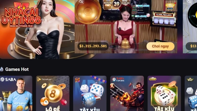 Các trò chơi nổi bật tại Vin88